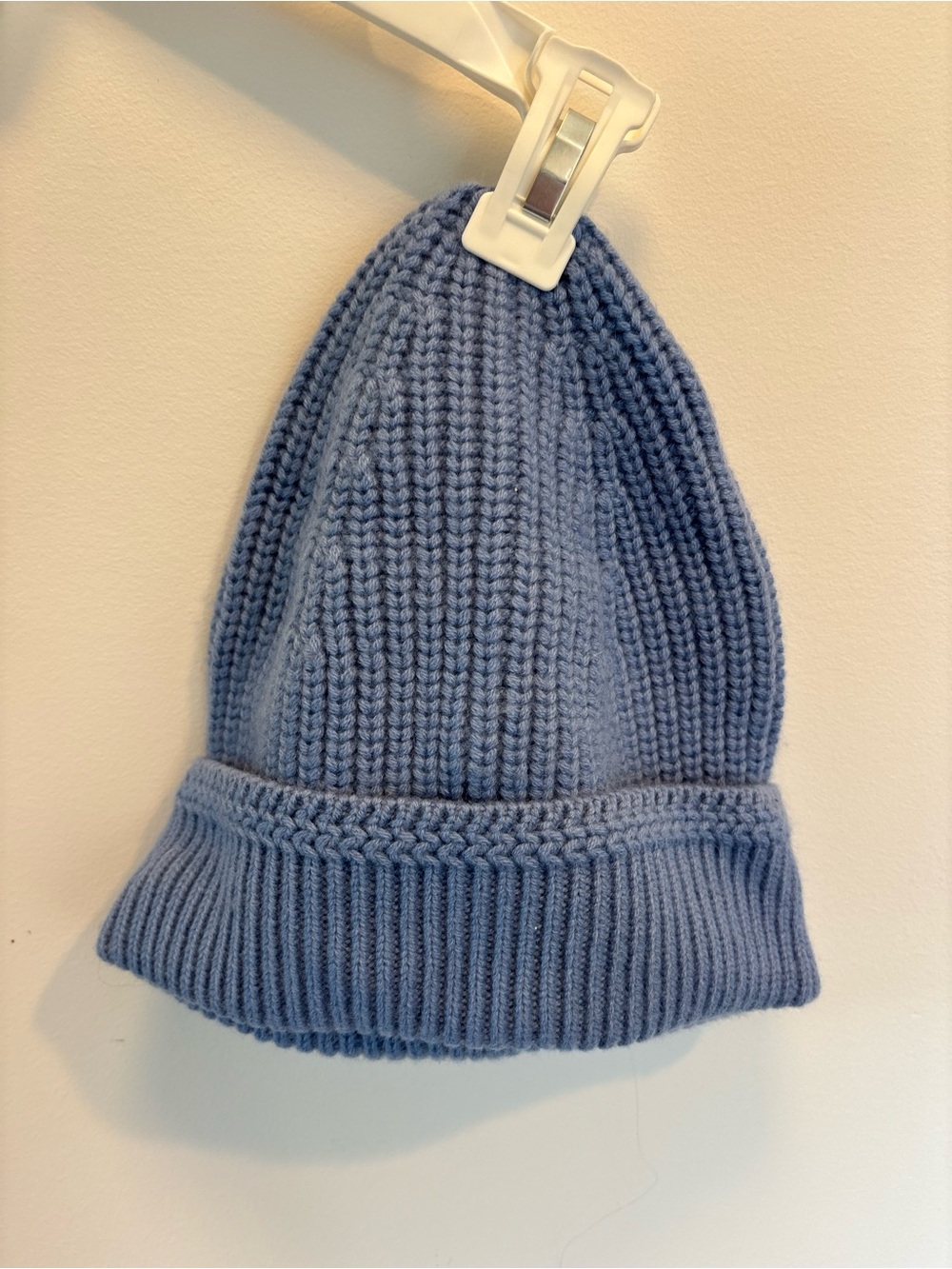 Madewell Ribbed Knit Beanie Hat - Light Blue